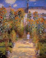 Monet, Claude Oscar - Monet's Garden at Vetheuil